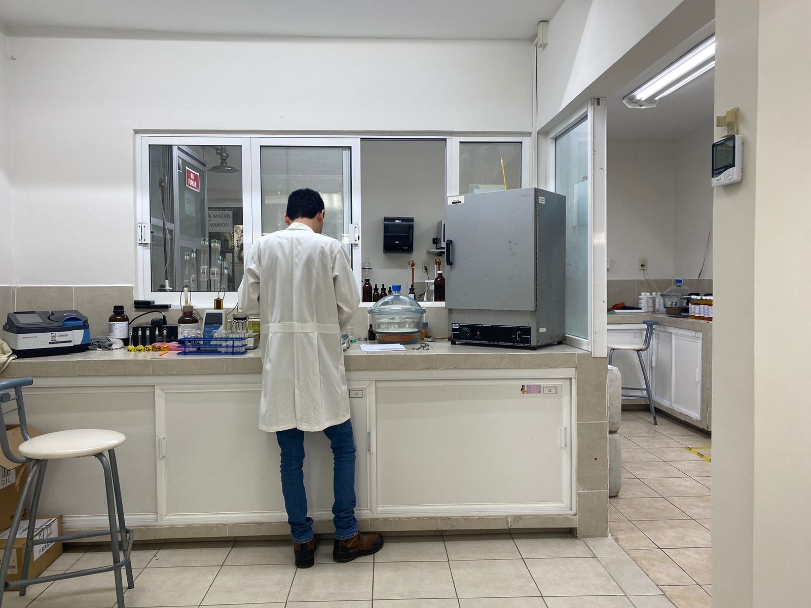 Análisis en laboratorio